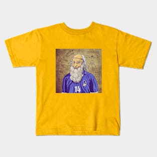 Football Art - LEONARDO DA VINCI Kids T-Shirt